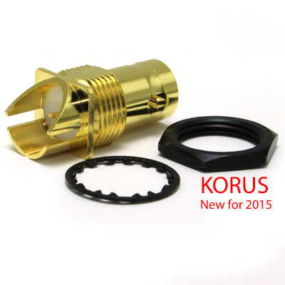 'KORUS' 6GHz  BNC End Launch Bulkhead Jack True 75 Ohm (1.6mm board) - Image 3