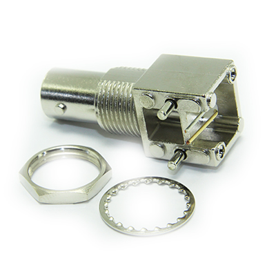 BNC Right Angle Bulkhead Jack PCB,75 Ohm, Low Profile - Image 2