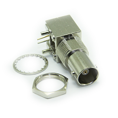 BNC Right Angle Bulkhead Jack PCB,75 Ohm, Low Profile - Image 4