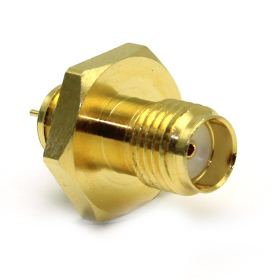 SMA Front Mount Bulkhead Jack IP68 Sealed Round Contact - Image 4