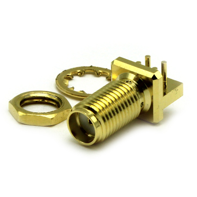 30-410-D3 - SMA End Launch Bulkhead Jack With Legs 