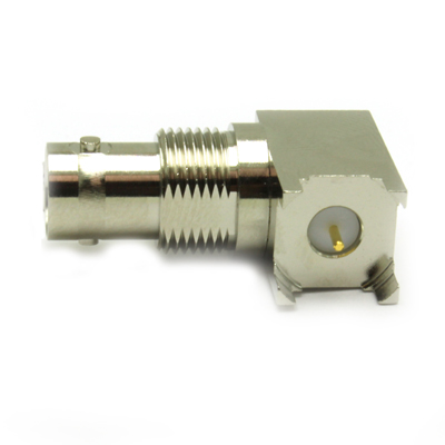 BNC Right Angle Bulkhead PCB Mount Jack True 75 Ohm 3G - Image 2