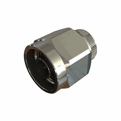 25-031-B3-0.3 - N Type Press Fit Plug with 0.3mm Tab Contact 