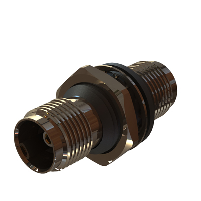 13-503-B126 - TNC Insulated Bulkhead Jack to Jack Adaptor True 75 Ohm 12Ghz 