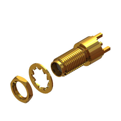 30-454-D3-5.7 - SMA Straight PCB Bulkhead Jack 