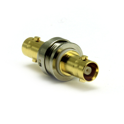 Micro BNC Insulated Metal Thread Bulkhead Jack  to Jack Adaptor (12G) - Image 4