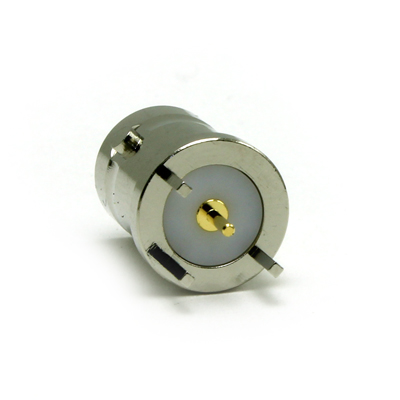 BNC  Vertical 3 Square Legs PCB Mount Jack, 75 Ohm ( 13.7 mm High) - Image 3