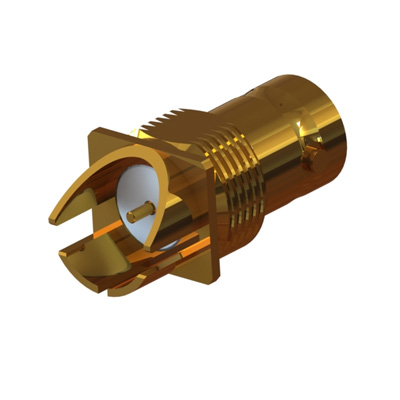 10-462-1-D126-2.2 - 12G BNC End Launch Bulkhead Jack True 75 Ohm 12G ( Board Thickness 2.2mm) 