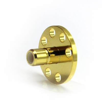 32-378-D3 - SMB 7 Hole Round Flange Mount Solder Jack 