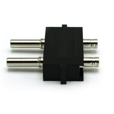 microMUSA Plug to Micro BNC Jack 12G Adaptor 2 Way Block  - Image 2