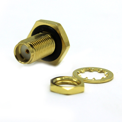 SMA Bulkhead Jack to UFL Jack Adaptor   - Image 1