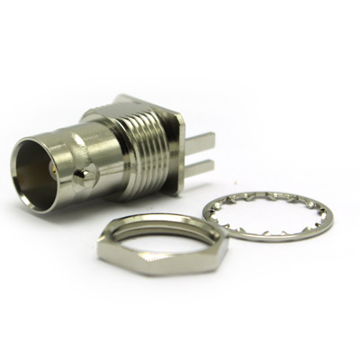 10-462-B126-1.6 - BNC End Launch Bulkhead Jack True 75 Ohm 12G ( Board Thickness 1.6mm) 
