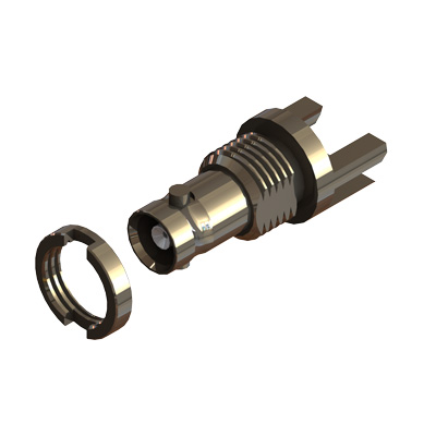 67-463-B126-1.6mm - Micro BNC End Launch Bulkhead Jack 1.6mm 12GHz 