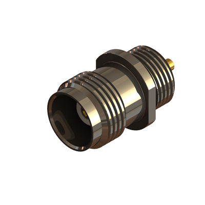 13-388-1-B3 - TNC Front Mount Bulkhead Solder Post Jack 