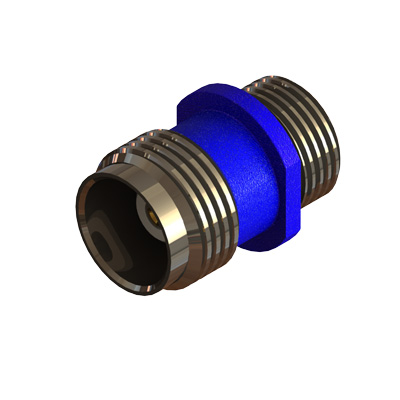 74-1356-502-1-A3-BE - TNC Front Mount Jack to SMP Jack Straight Adaptor 