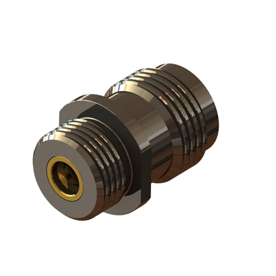 TNC Front Mount Jack to SMP Jack Straight Adaptor - Image 2