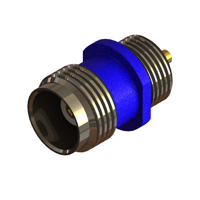 13-388-1-B3-BE - TNC Front Mount Bulkhead Solder Post Jack 