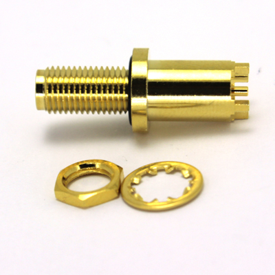 SMA Straight PCB Bulkhead Jack -25.4mm High - Image 2