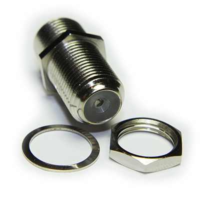 F Type Bulkhead Jack to Jack Adaptor - Image 3
