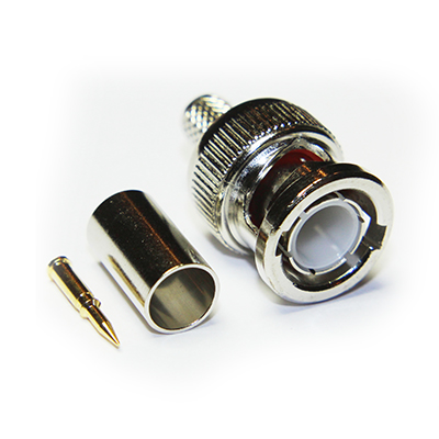 BNC Straight Crimp / Crimp  Plug (1GHz) - Image 1