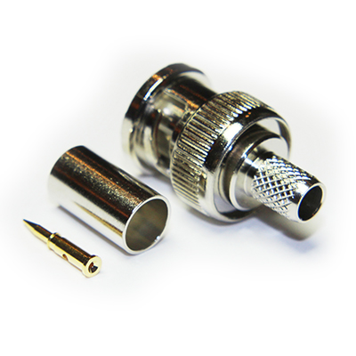 BNC Straight Crimp / Crimp  Plug (1GHz) - Image 2