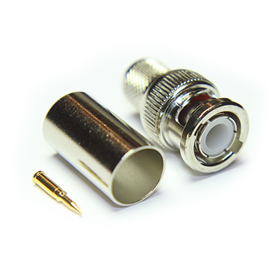 BNC Straight Crimp / Crimp  Plug - Image 1