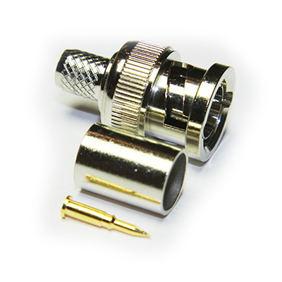 BNC Straight Crimp / Crimp  Plug - Image 1