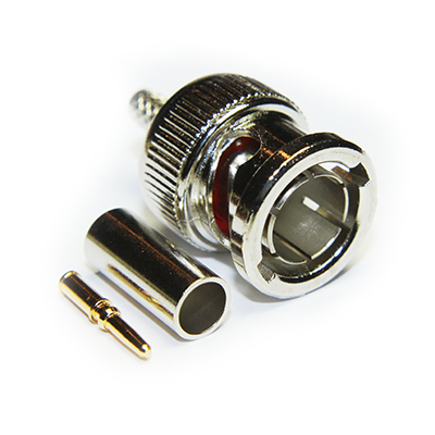 BNC High Definition Crimp/Crimp Plug, True 75ohm (3G) - Image 2