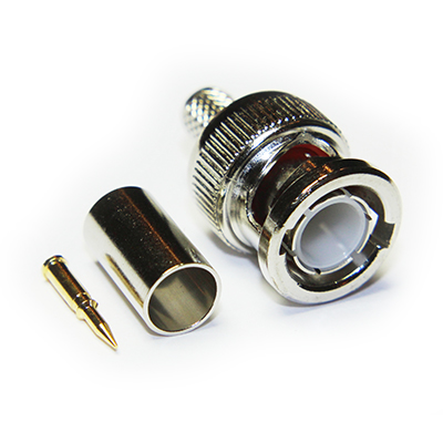 10-005-B6-BA - BNC Straight Crimp / Crimp  Plug 