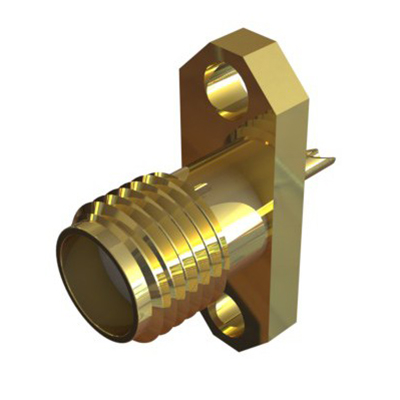 30-368-D3 - SMA 2 Hole Flange Jack Solder Receptacle 