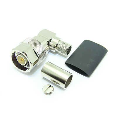 N Type Right Angle Solder / Crimp Plug - Image 3