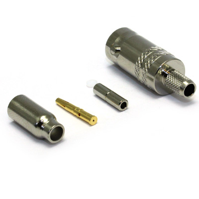 BNC Straight Crimp / Crimp Jack True 75 Ohm ( 3 GHz ) - Image 4