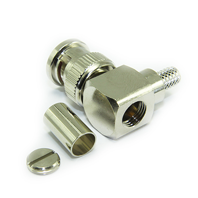 BNC Right Angle Solder / Crimp Plug - Image 2