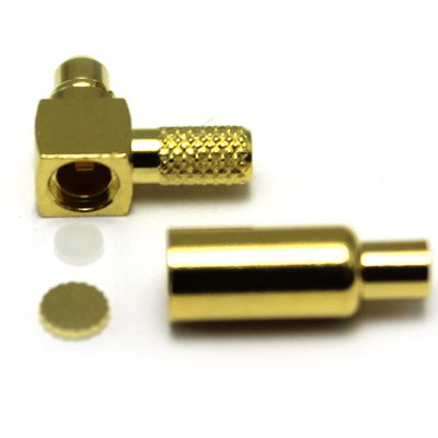 MMCX Right Angle Solder / Crimp Plug - Image 2