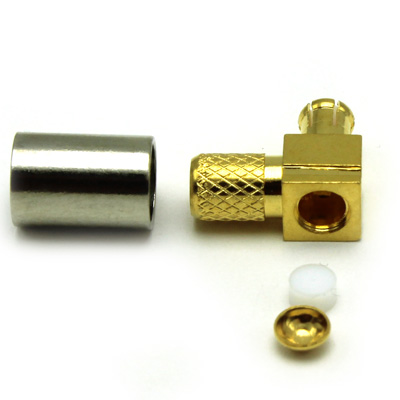 MCX Right Angle Solder / Crimp Plug - Image 3