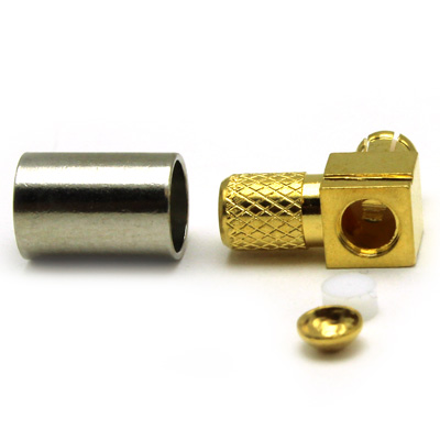 MCX Right Angle Solder / Crimp Plug - Image 4