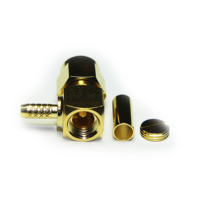 SMA Right Angle Solder / Crimp Plug - Image 4