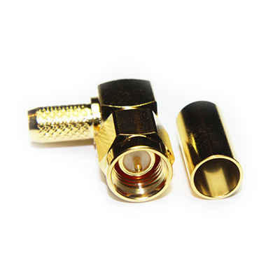 SMA Right Angle Solder / Crimp Plug - Image 2